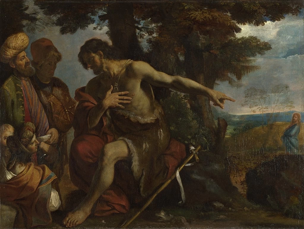 San Giovanni Battista che predica nel deserto - National Gallery, Londra